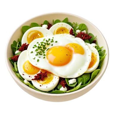 Egg, Labneh and Sumac Salad Bowl
 sticker