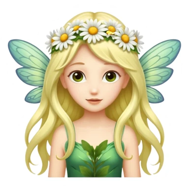 Daisy wings,Flower Fairy. sticker