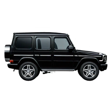 Black Mercedes g wagon sticker