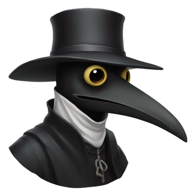 Plague doctor sticker
