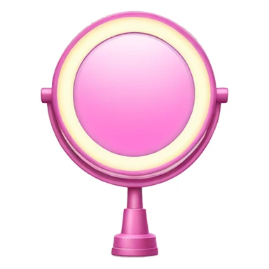 Pink stage light mirror  sticker