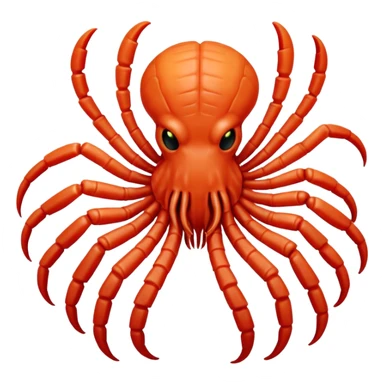 red Baby Facehugger sticker