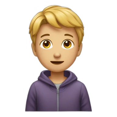 Un enfant qui a deux moignons et qui pleure sticker