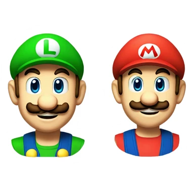 mario and luigi sticker