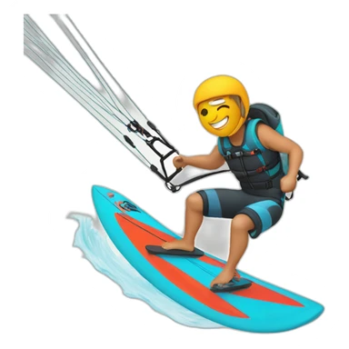 kitesurfing sticker