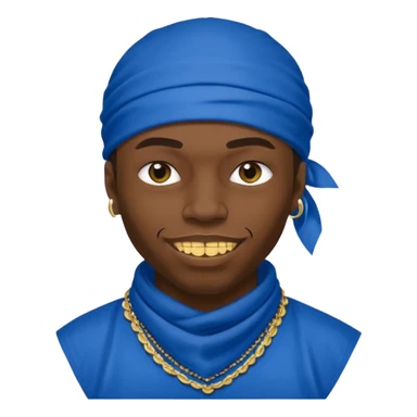 gangster crips sticker