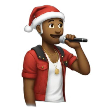 Signe Jul rappeur  sticker