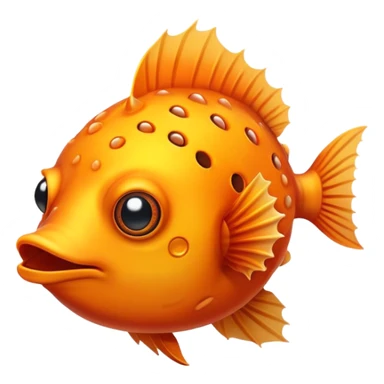 All Orange Blowfish SunDevil Hybrid facing forward sticker