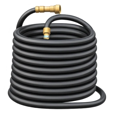 A Hose – coiled water hose sticker