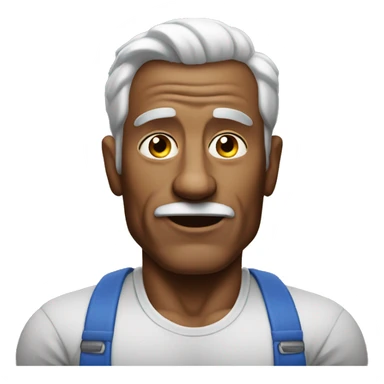 super jacked grandpa  sticker