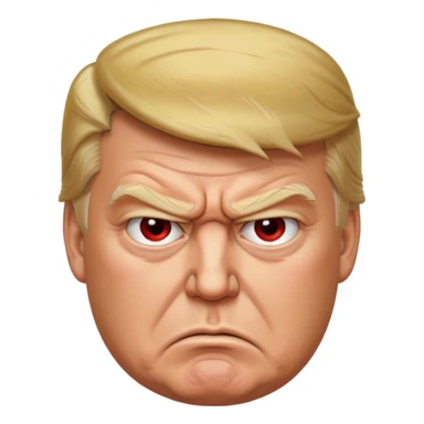 trump  angry sticker