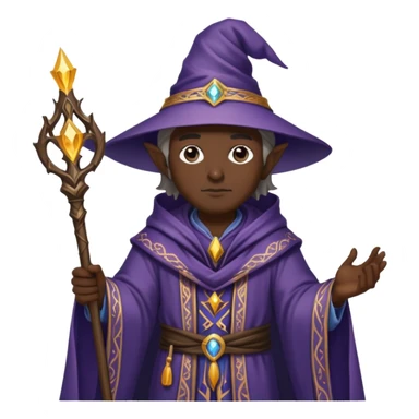 Dark fantasy wizard  sticker
