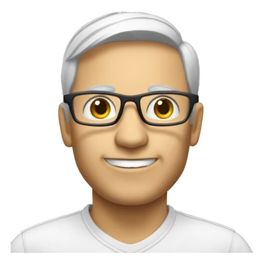 white soccer coach with eyeglasses holding a chart sticker