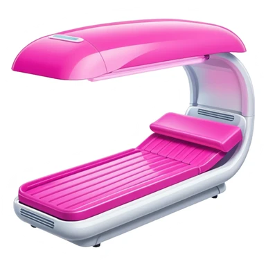 Pink tanning bed  sticker