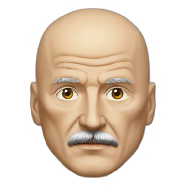 lukashenko in iron man mask only head sticker