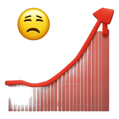 a chart spiking up indicating price hike sticker