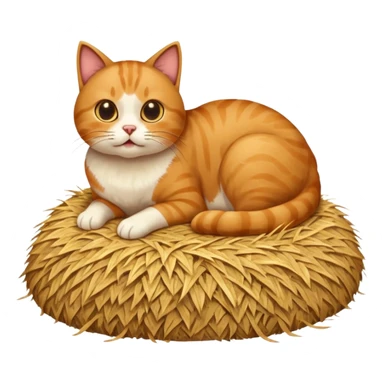 Cat pooping sticker