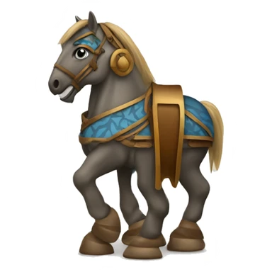 trojan horse clan sticker