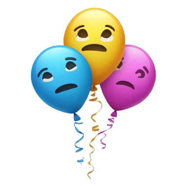 Baloon number of 3 sticker