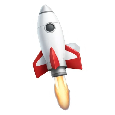 A running shoe as a rocket launch sticker