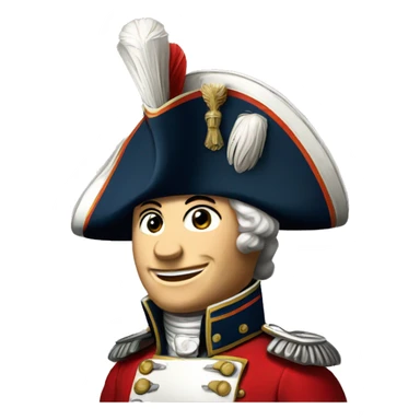 french napoleonic infantry smiley sticker