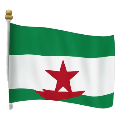 flag of casablanca  sticker