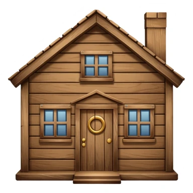biggest wood house sticker