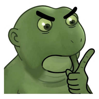 Smiling face with middle finger sticker