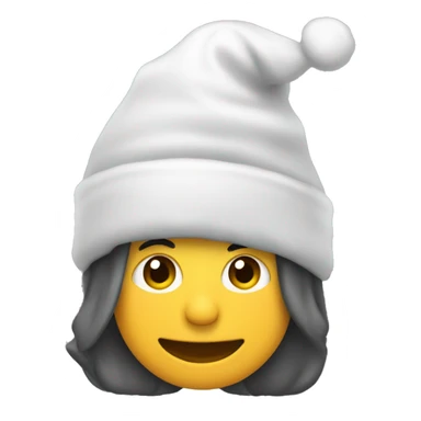 mono con un gorro de navidad mojado  sticker