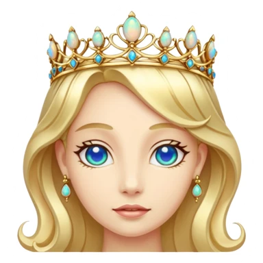 Opal Vintage Gems with Australian Opal Solid Real Gold 14k Tiara  sticker