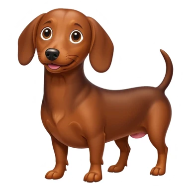 Weiner dog sticker