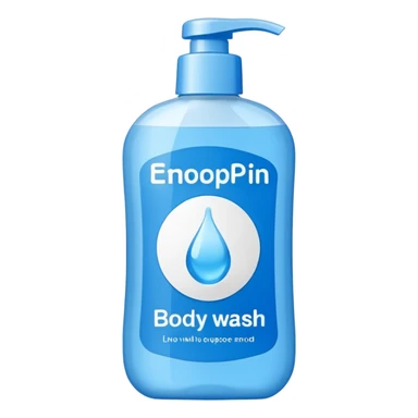 bage body wash bottle sticker