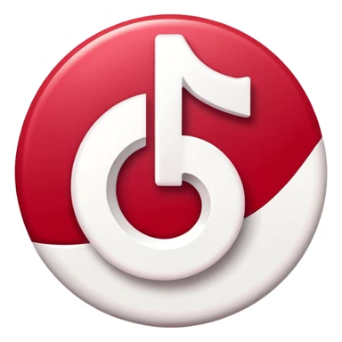 Tik tok logo sticker