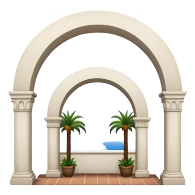 three arch like santa barbara serial sticker