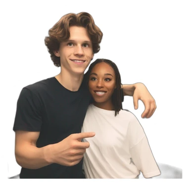 Zandaya-with-Tom-Holland sticker