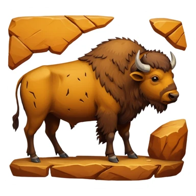 caveman art sticker