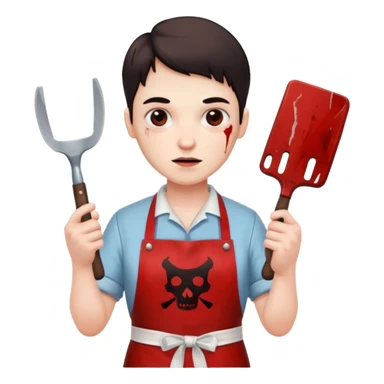 killer butcher sticker