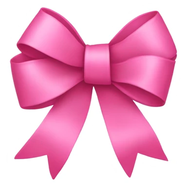 Pink ribbon/bow sticker
