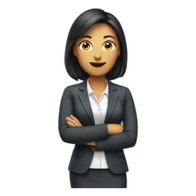 manager woman sticker