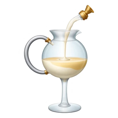 creme fouette dans un siphon sticker