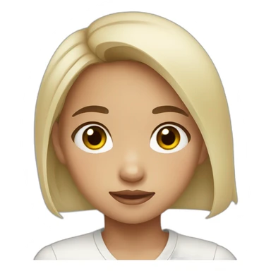 filipino girl with heterochromia sticker