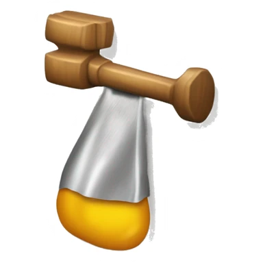 El cincel es una herramienta que sirve para labrar materiales a base de golpes con la ayuda de un martillo o un mazo. sticker