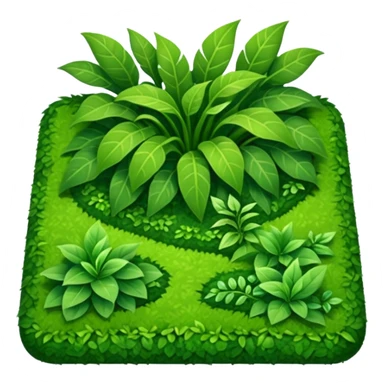 carpet of plants sticker