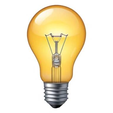 The light bulb is a new idea sticker
