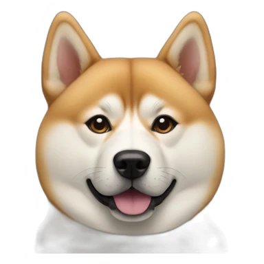 Akita Shiba inu mix sticker