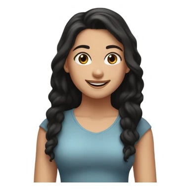 White girl with dark brown hair and Hispanic with black hair lesbian couple  sticker