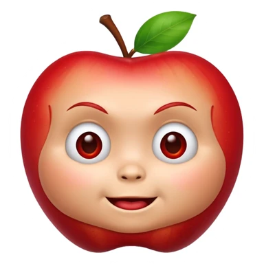 Apple Un emojin de chuky sticker