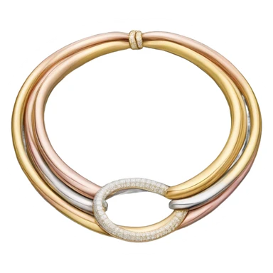 cartier trinity collar  sticker