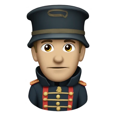 British soldier in full view of the Crimean War sticker