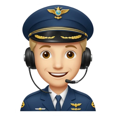 pilot saying phew sticker
